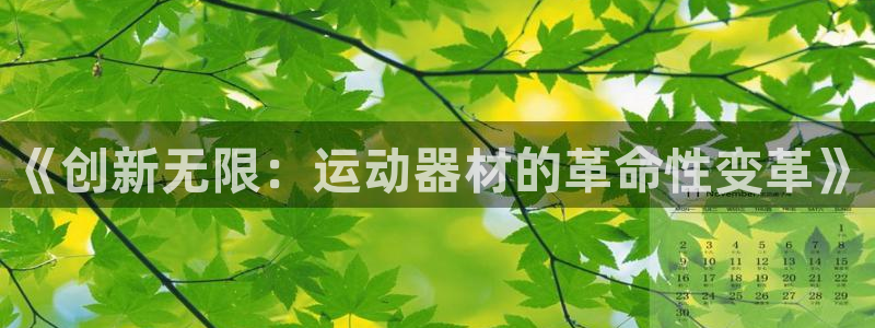 征途国际招商电话是多少啊：《创新无限：运动器材的革命性变革》
