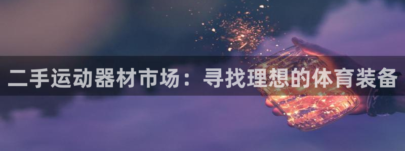 征途国际平台注册流程视频：二手运动器材市场：寻找理想的体育装